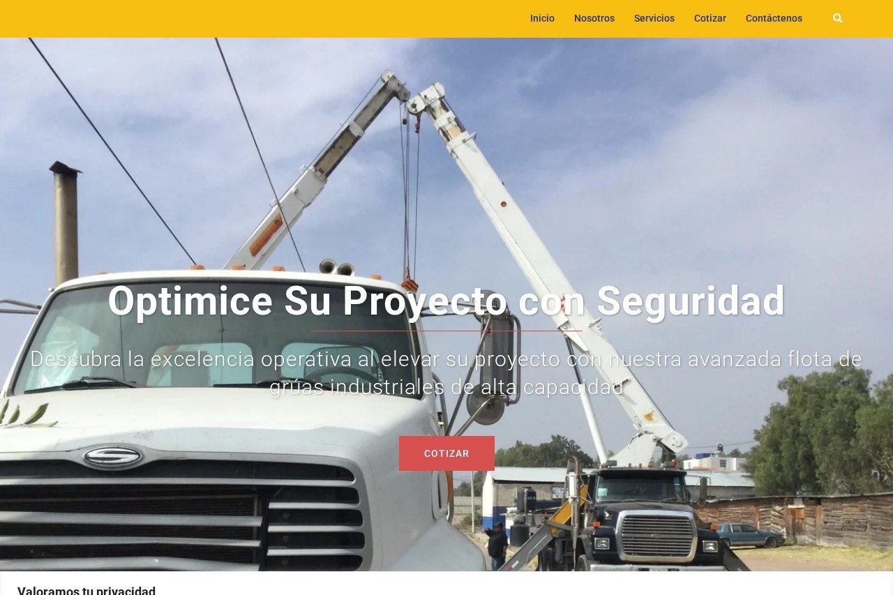 Captura del sitio de GMT